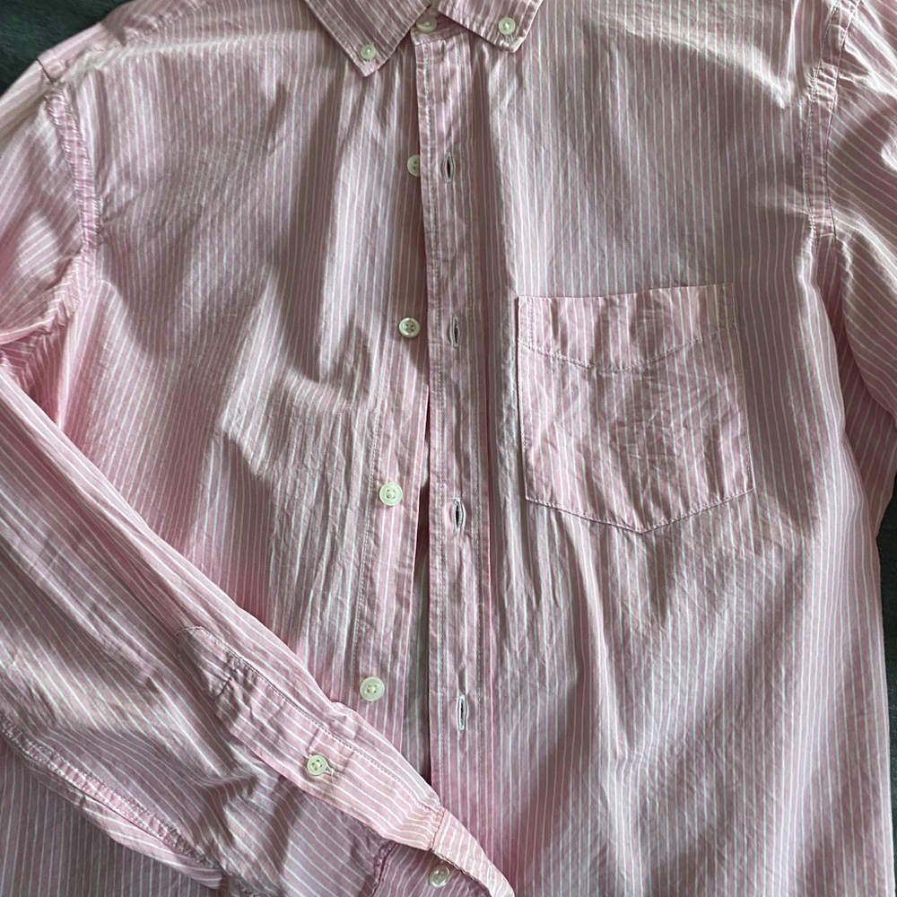 Men's Pink Striped Shirt